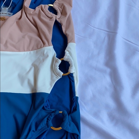 PILYQ Island Blue Ring Side one piece M - Picture 7 of 11